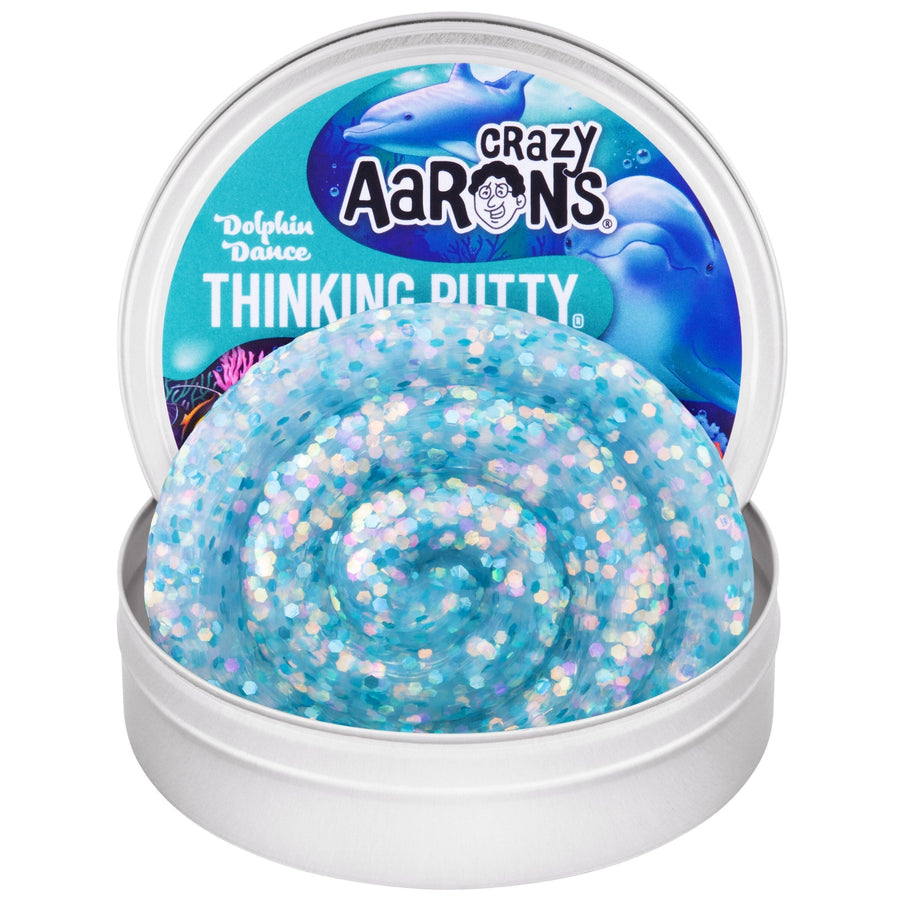 Dolphin Dance - 3.5" Thinking Putty Tin E2